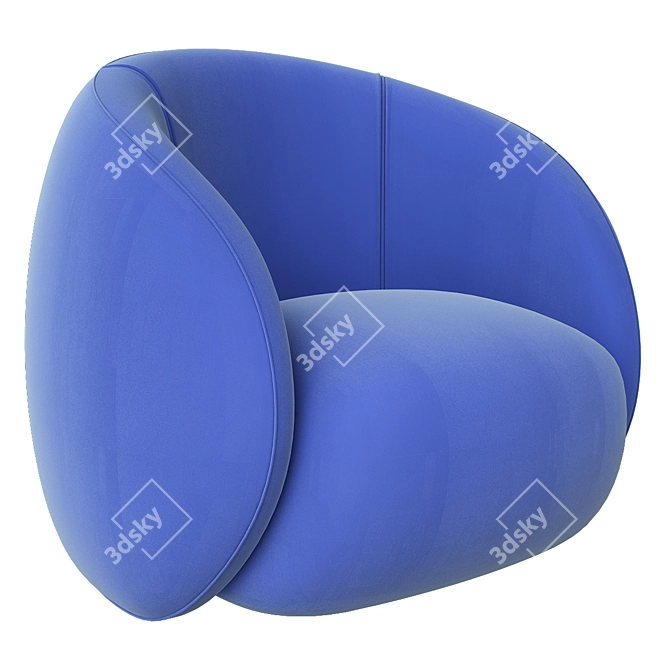 Sensual Sesta Botero: Luxurious Comfort 3D model image 1