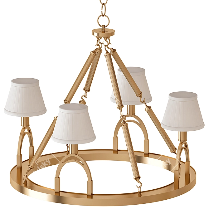 Elegant Chandelier Jigger 3D model image 1