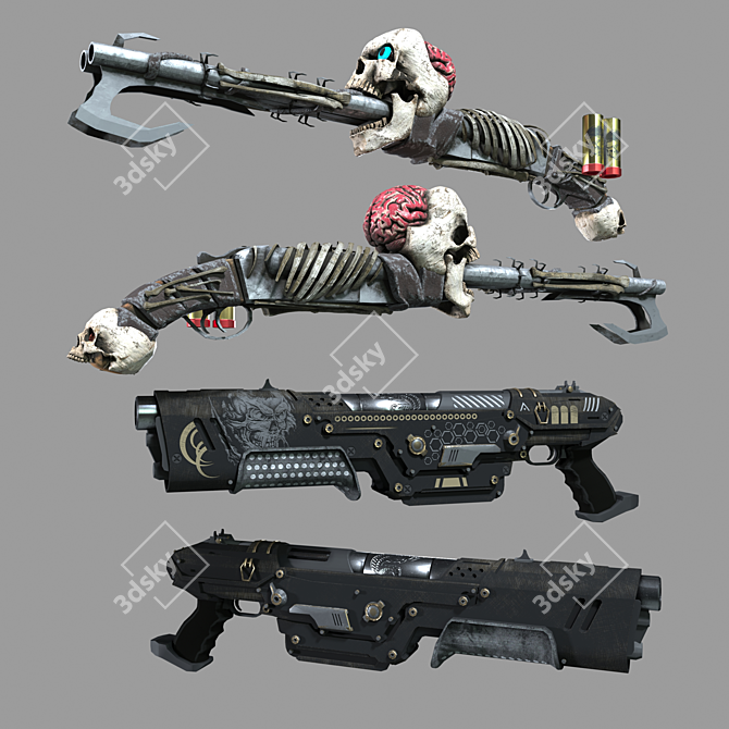 MasterShot Precision Shotgun Set 3D model image 1