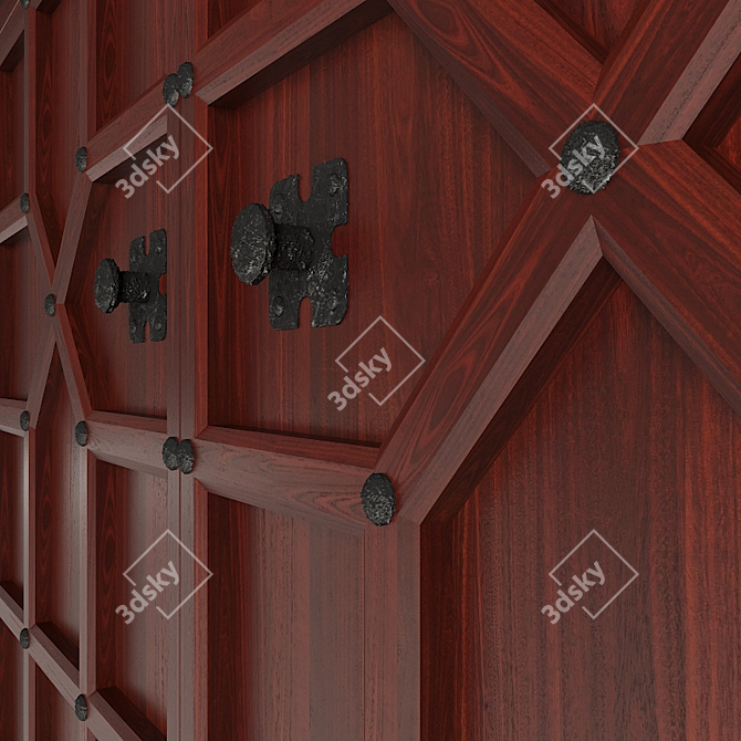 Elegant Castello Buffet by Desondo 3D model image 3