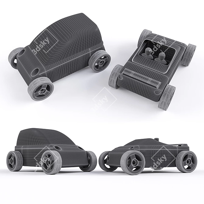 Automoblox A9 & A9s: Stylish Toy Cars 3D model image 2