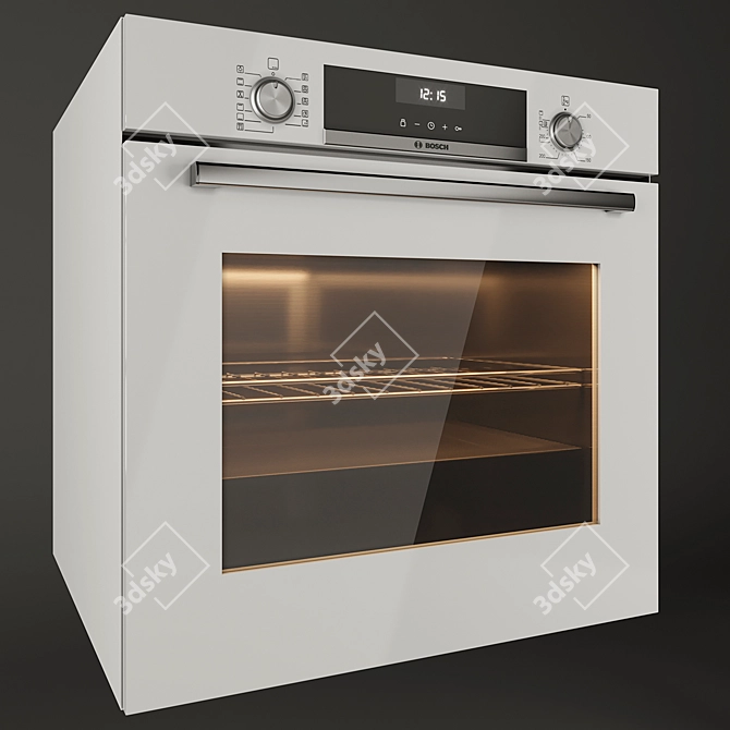 Bosch Oven Set: Precision Cooking 3D model image 3