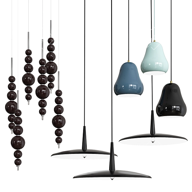 Lunar Tears Pendant Lamp 3D model image 2