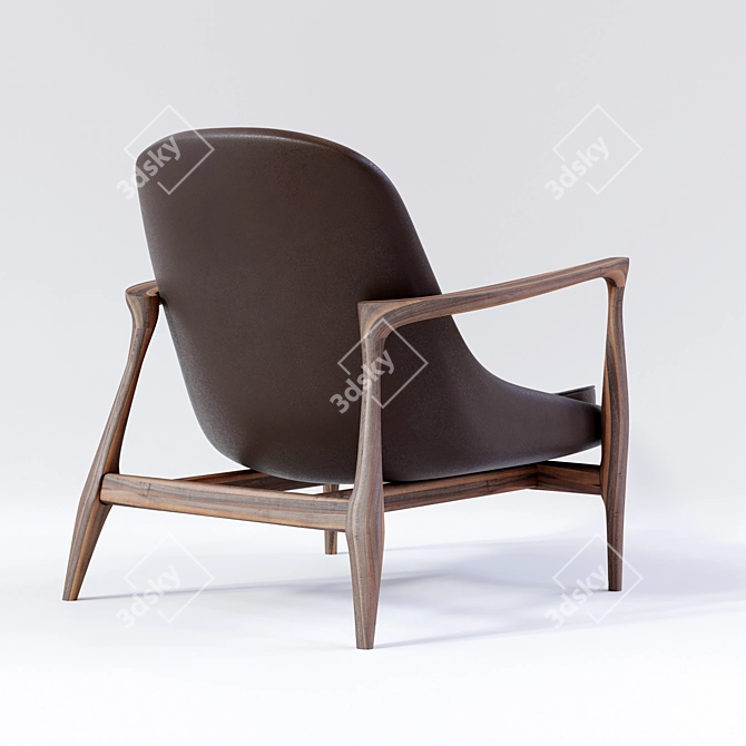 Elegant Elisabeth Chairs 3D model image 3