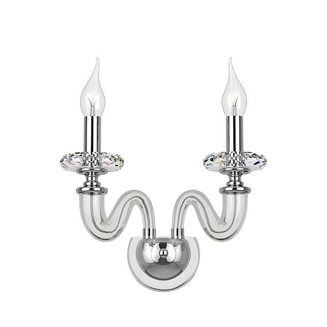 Ashanti Art Deco Sconce by Lucia Tucci 3D model image 1