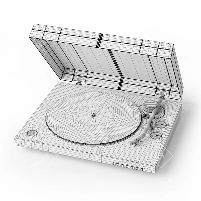 Sony PSLX310BT: Bluetooth Turntable 3D model image 6