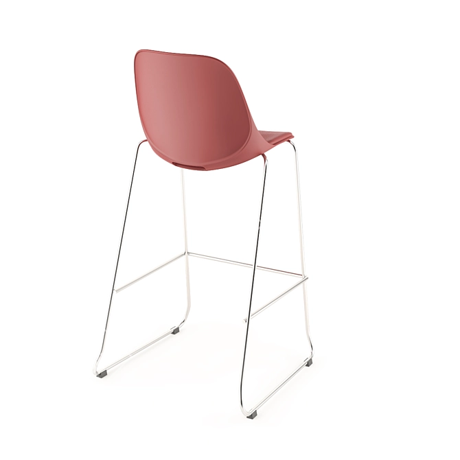 Modern Cerantola Barstool 3D model image 2
