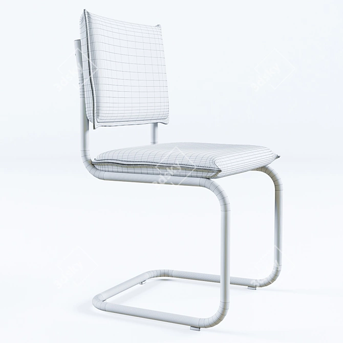 Elegant Ceska-01 Chair: Timeless Design 3D model image 2