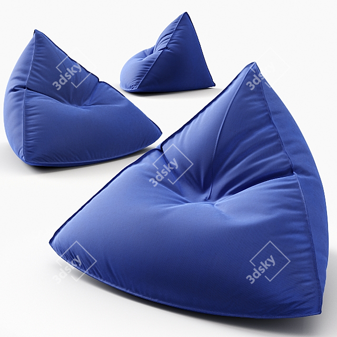 Sail Outdoor Puf: Modern Comfort 3D model image 1