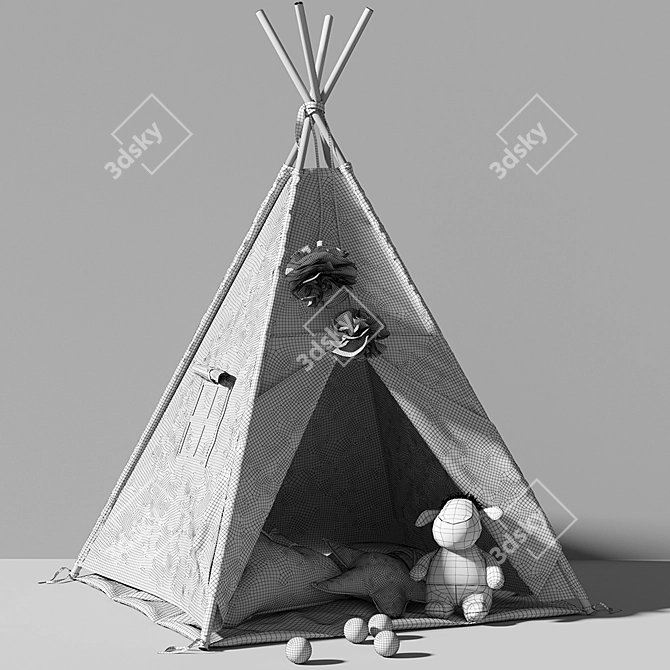 Child Set 02: UV Mapped, Multiple Formats 3D model image 3