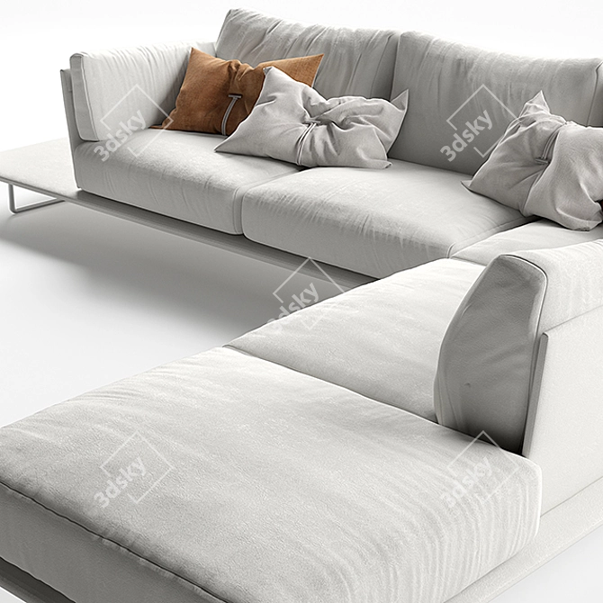 Elevate Your Space with Vessel Gamma Arredamenti Sofa 3D model image 2