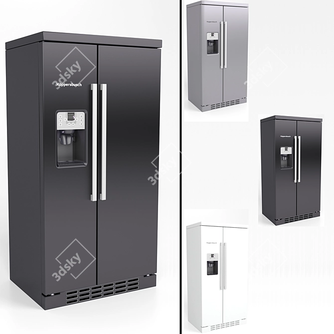 Kuppersbusch Side-by-Side Fridge KJ 9750-0-2T 3D model image 1