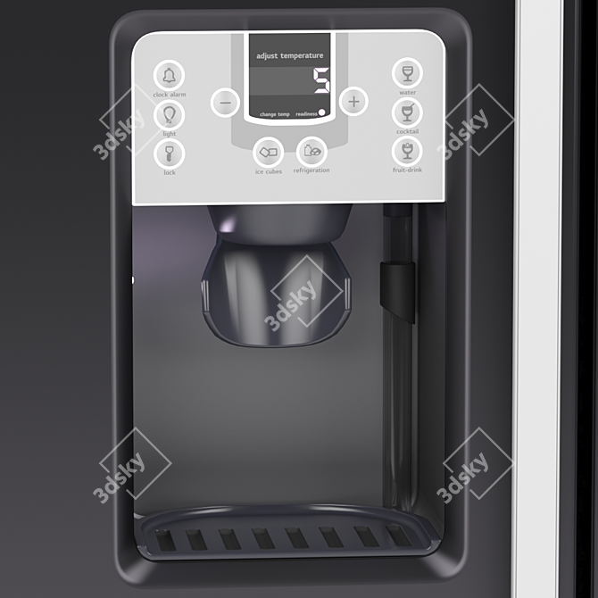 Kuppersbusch Side-by-Side Fridge KJ 9750-0-2T 3D model image 2