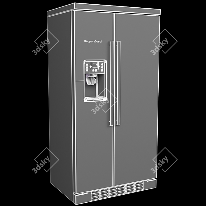 Kuppersbusch Side-by-Side Fridge KJ 9750-0-2T 3D model image 3