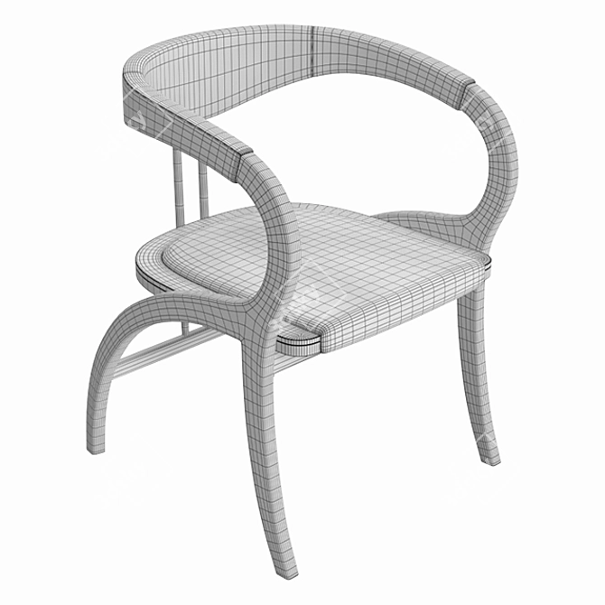 Peru M270: Stylish Armchair for Modern Spaces 3D model image 3
