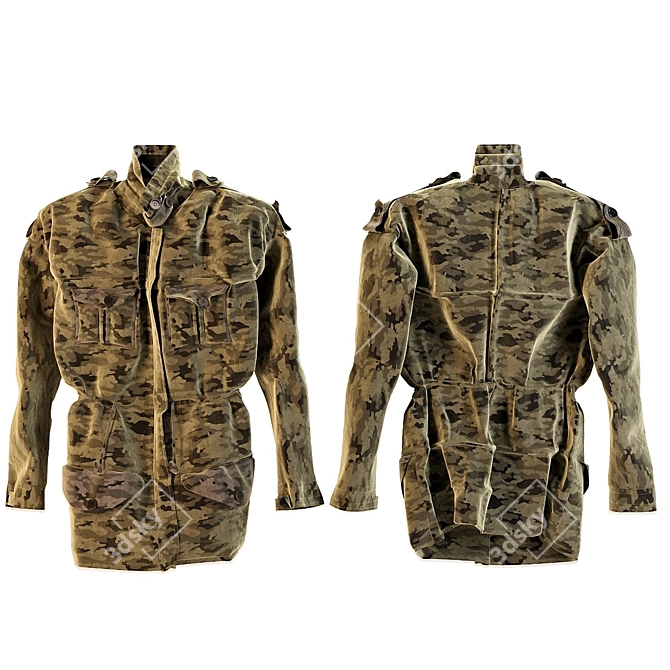 Sleek Warmth: Jacket_002 3D model image 1