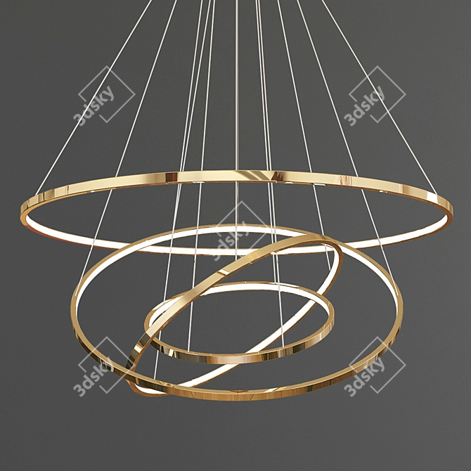 Exquisite Chandelier Collection: Elegant & Illuminate 3D model image 3