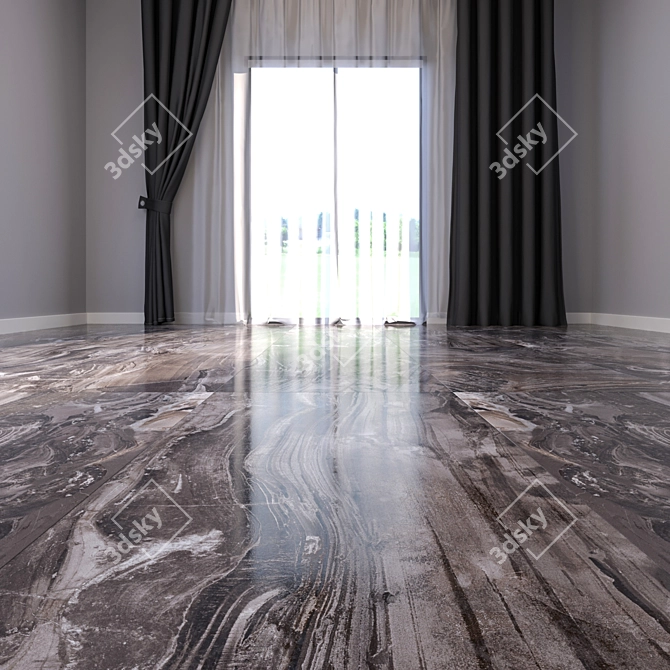 Elegant HD Marble Floor 3D model image 2