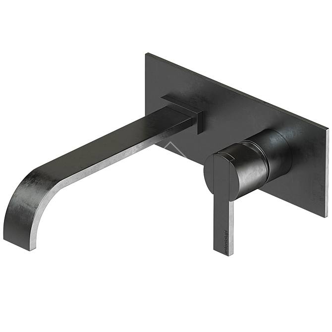 Antoniolupi BK200 Black Metal Sink Mixer 3D model image 1