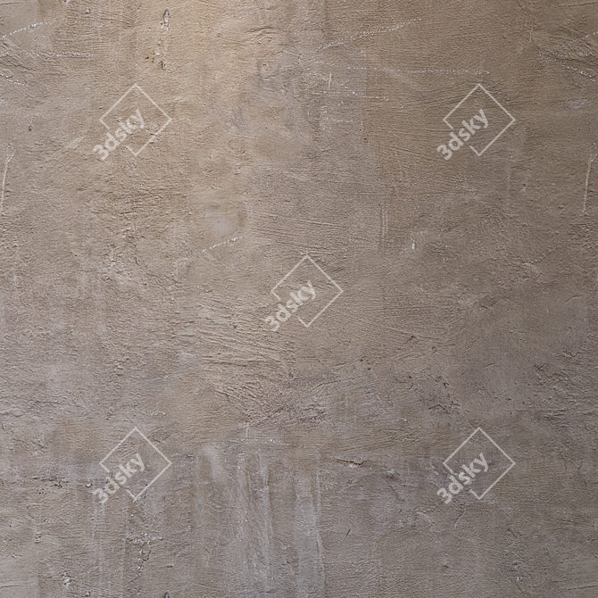 Seamless Plaster Texture 3D model image 3