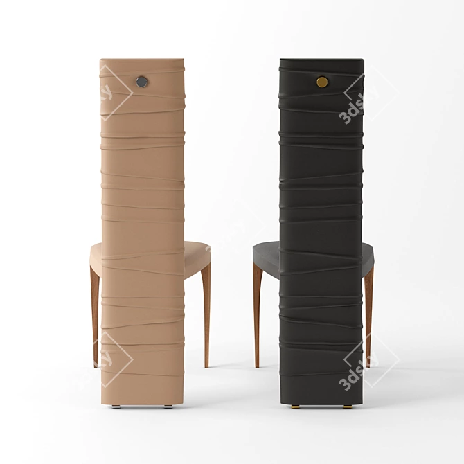 Elegant Il Pezzo 7 Chair 3D model image 2