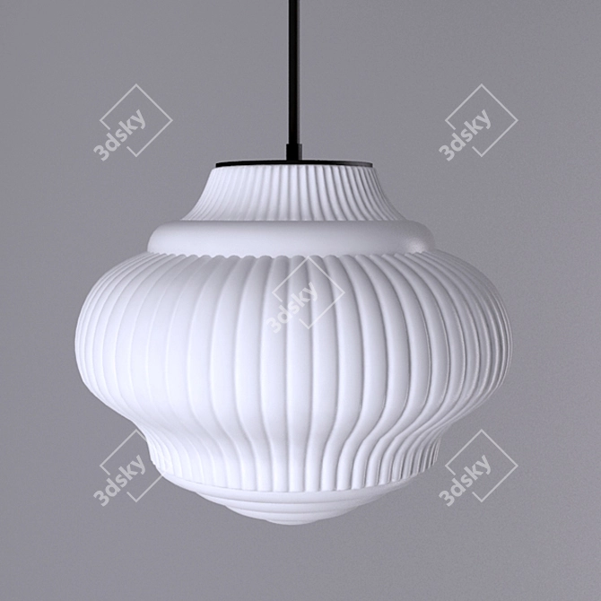 VIOKEF Boho Glass Pendant Light 3D model image 1