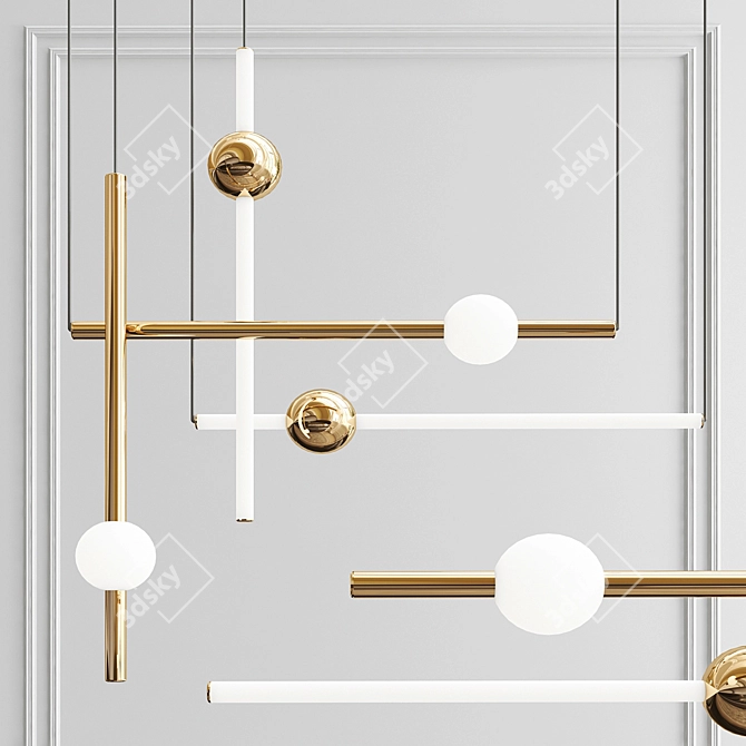 Orion Globe: Illuminating Elegance 3D model image 1