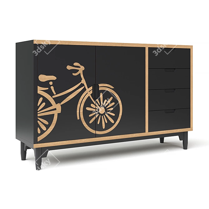 Travel Chest: Functional and Stylish 3D model image 2