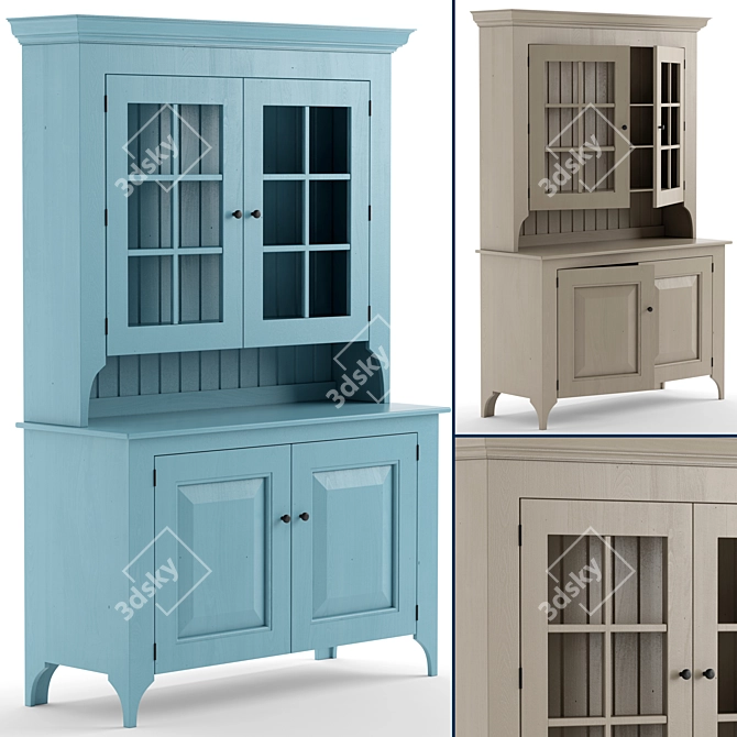 Elegant Lebanon Buffet Cabinet 3D model image 1