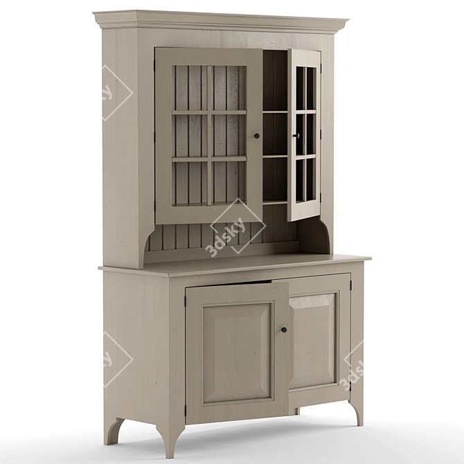 Elegant Lebanon Buffet Cabinet 3D model image 2