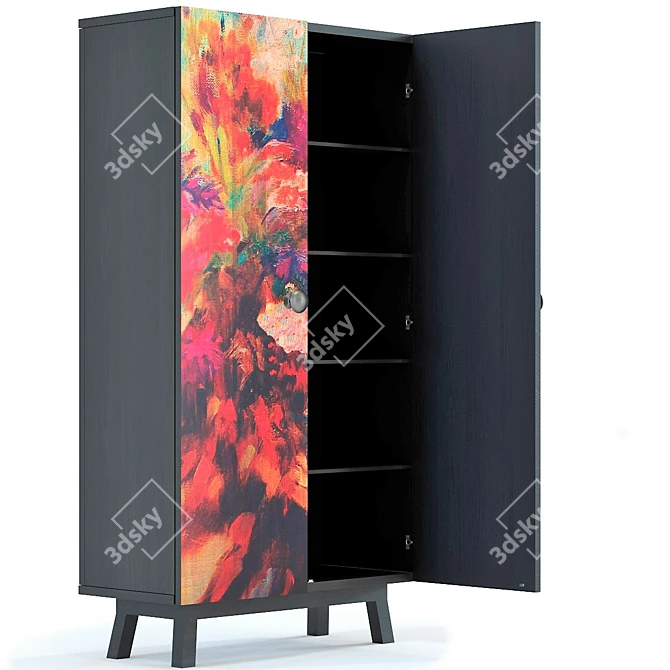 Dreamy Blooms Cabinet 3D model image 2