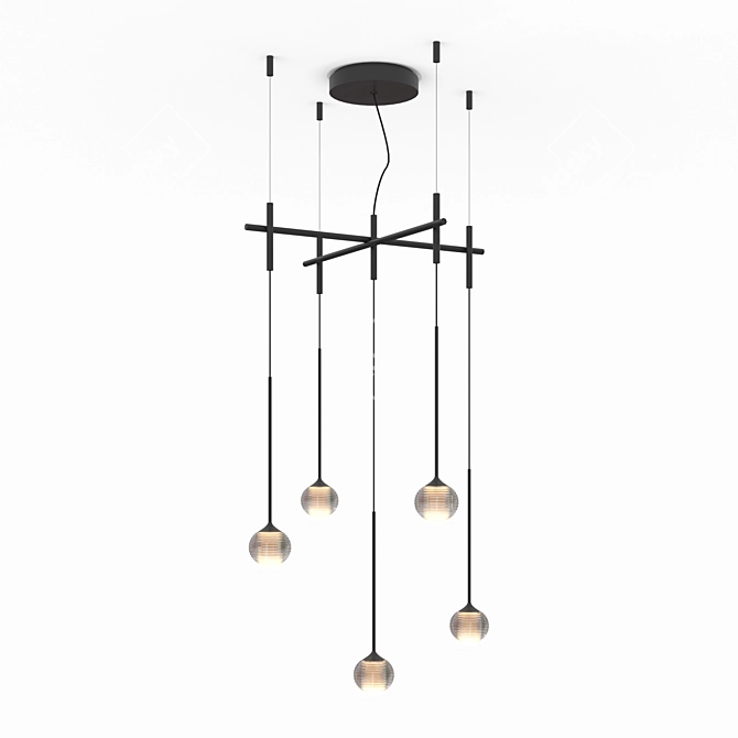 Vibia Algorithm 0855 Pendant Light 3D model image 1