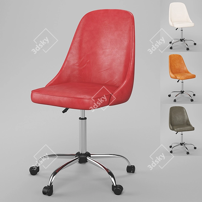 Porthos Home Office Chair 3D model image 1