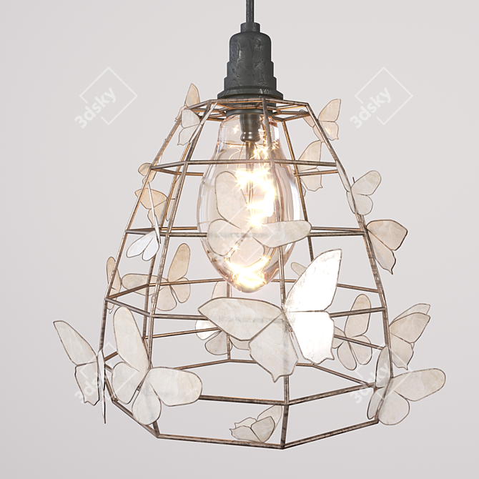 Charming Vintage Table Lamp 3D model image 3