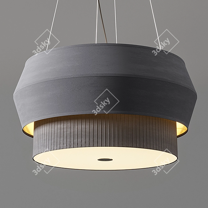 Quinto Pendant Lamp: Elegant and Stylish 3D model image 1