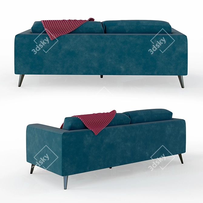 Modern Tor Sofa Set 3D model image 2