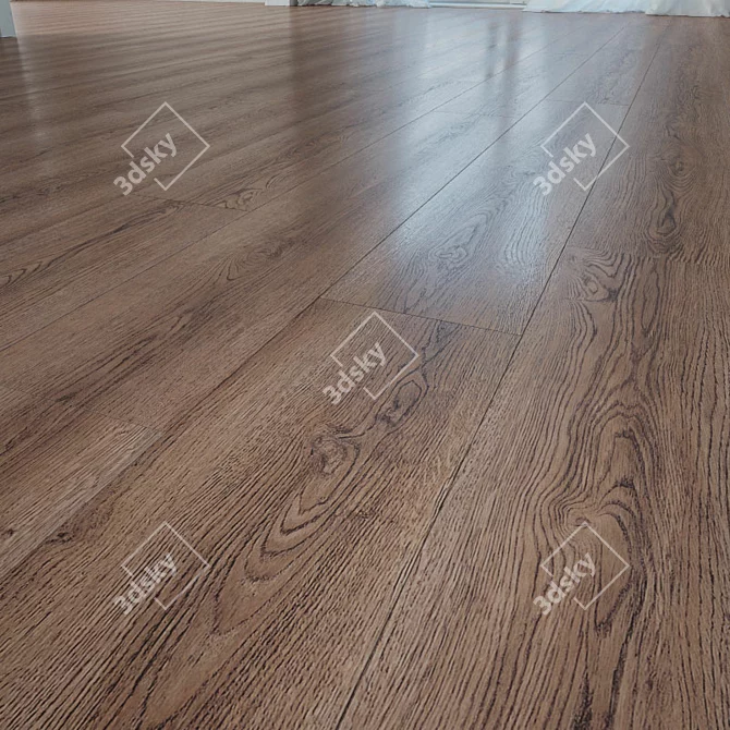 Orleans Oak Wood Flooring: Superior Quality, Natural Beauty 3D model image 1