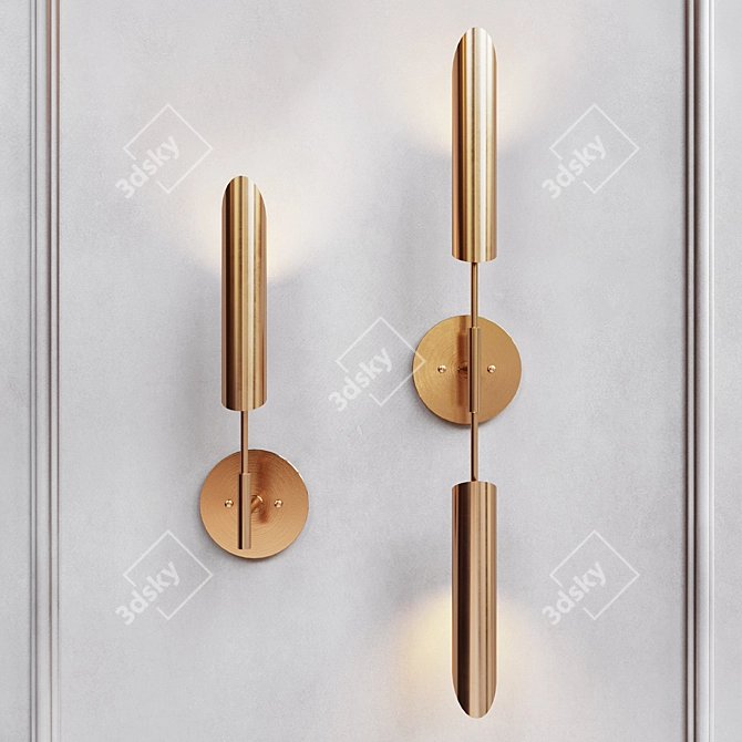 Modern Metal Wall Lamp | Lampatron Gerd Bra 3D model image 1