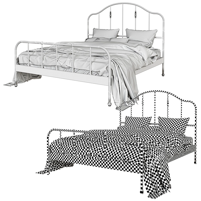 Serene Sleep: Ikea Sagstua 3D model image 3