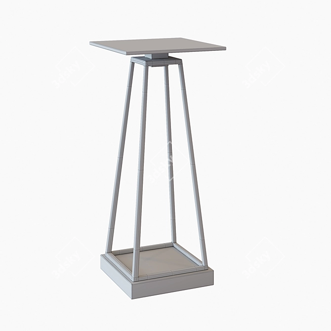 Elegant Mackean Drink Table 3D model image 2