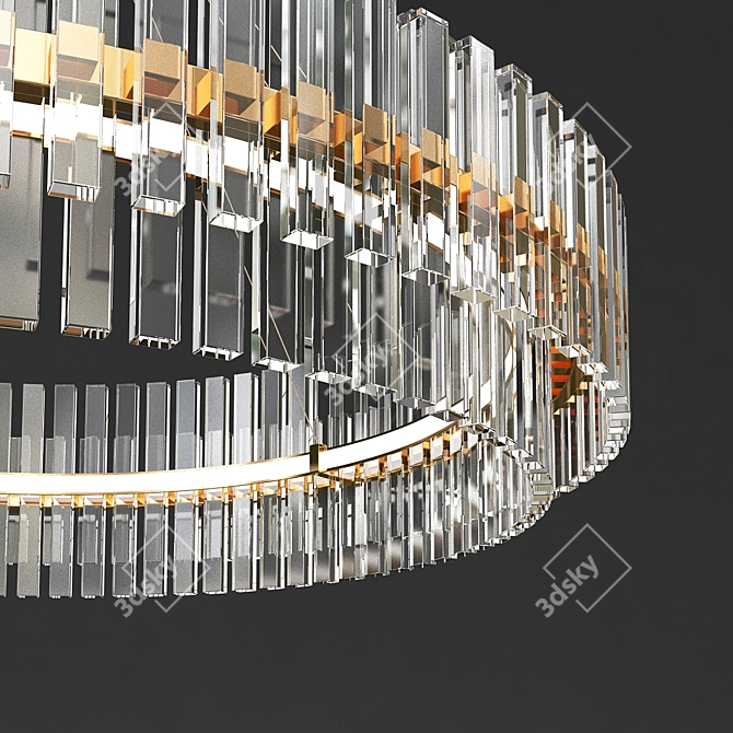 Modern Crystal Chandelier Collection 3D model image 3