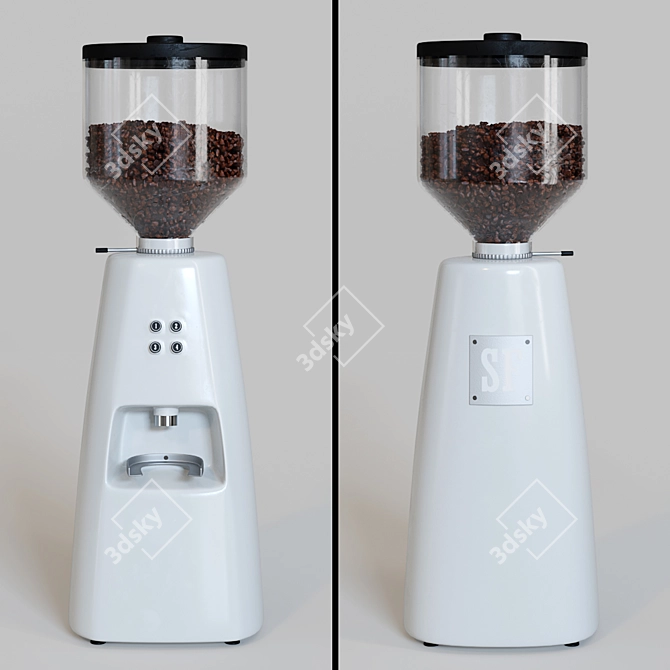 Industrial Coffee Grinder: Efficient and Durable 3D model image 1