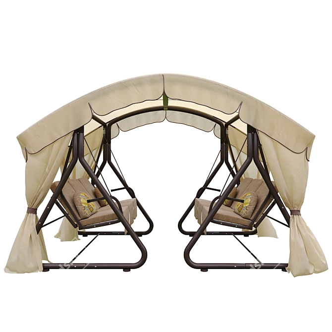 Relax in Style with ARNO-WERK Garden Swings 3D model image 1