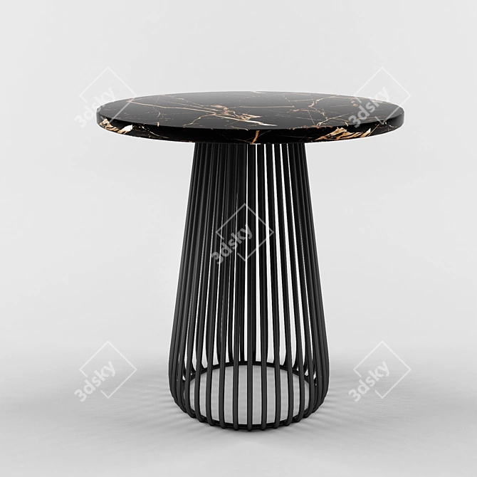 Modern Minimalist Side Table 3D model image 3