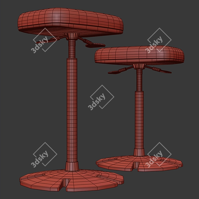 Title: Steelcase B-Free Sit Stand Collection 3D model image 3