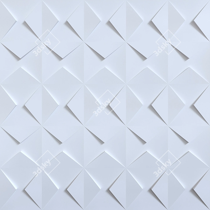 Elegant 3D Wall Panel - Orac Decor W106 3D model image 2