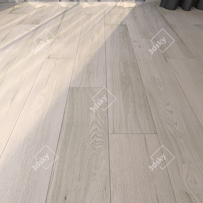 HD Parquet Floor: Stunning Textures 3D model image 1