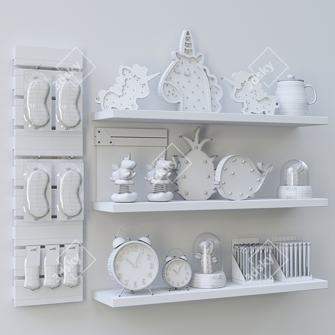 Decor Delight Set: Souvenirs & Decor 3D model image 2