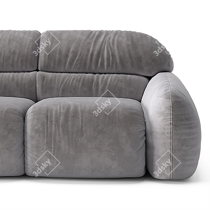 Luxury Comfort: Granpiumotto Busnelli 3D model image 2