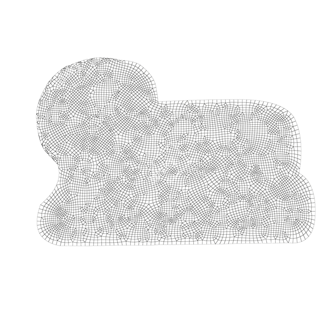 Whimsical Kids' Carpet by Misaki Kawai 3D model image 3